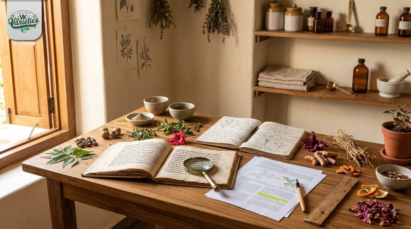 formulation begins with classical Ayurvedic texts like Ashtang Hridaya, Charak Samhita