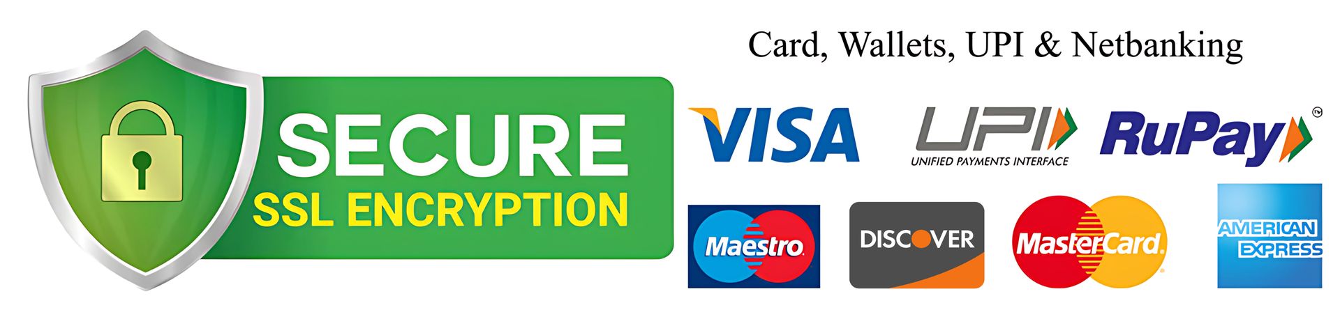 Secure ssl Encryption and secure payment
