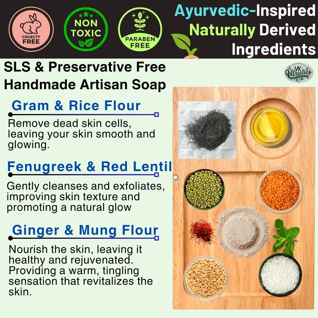 Earthy Spice Delight soap_Vk Varieties_ Cooling Menthol Crystal Soap