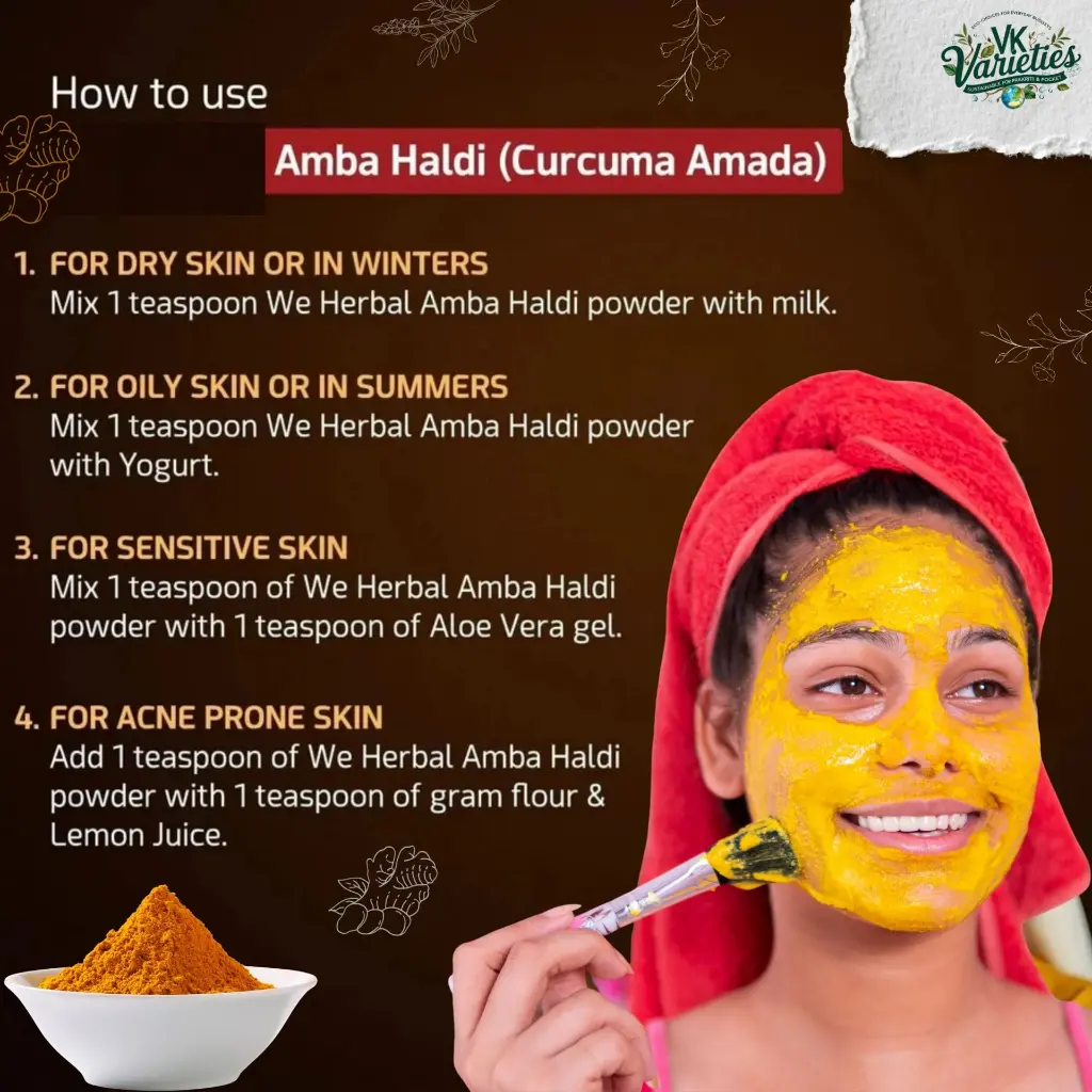 How to use amba haldi powder.webp