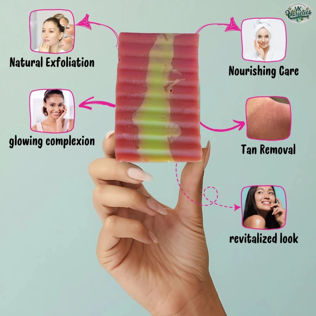 Tan Removal Tomato soap_ VK Varieties_ Skin Brightening Soap.webp