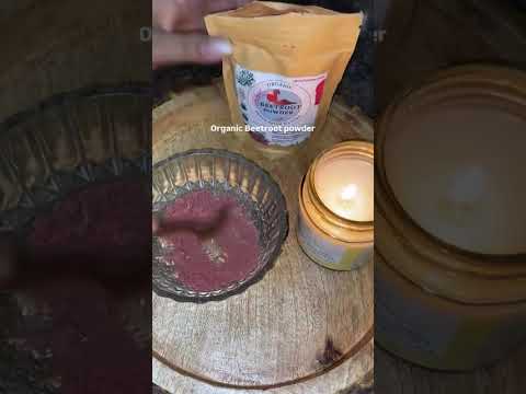 Learn how to use beetroot powder for acne, dark circles, and glowing skin with this simple DIY face mask using VK Varieties Organic Beetroot Powder.