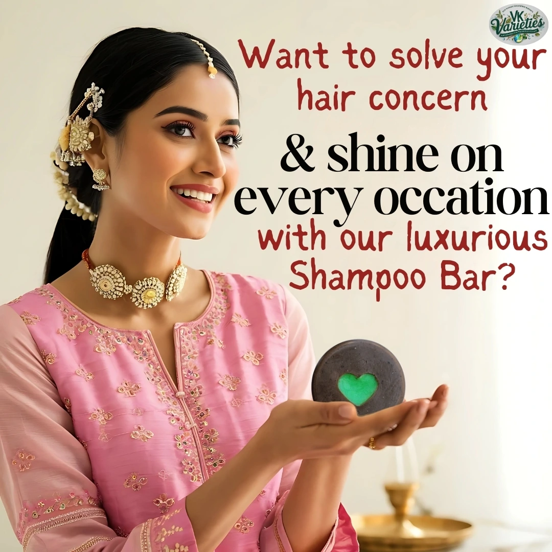 Herbal Hair Cleanser Bar - Ayurvedic Shampoo Bar -Nourish, Revitalize & Protect Naturally (1 (Save 30%))