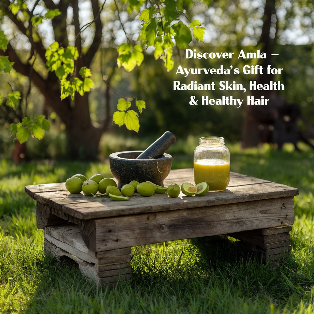 Organic Amla Powder | 100% Natural Indian Gooseberry for Hair Growth, Skin Radiance & Immunity Boost | Ayurvedic Herbal Hair & Skin Care Supplement | Vitamin C Rich Detox Powder