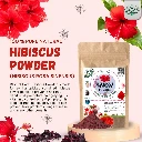 Organic Hibiscus Powder for Hair Growth & Skin Care – 100% Pure, Natural & Chemical-Free | Herbal Flower Powder for Face Pack, Hair Mask, Dandruff Control
