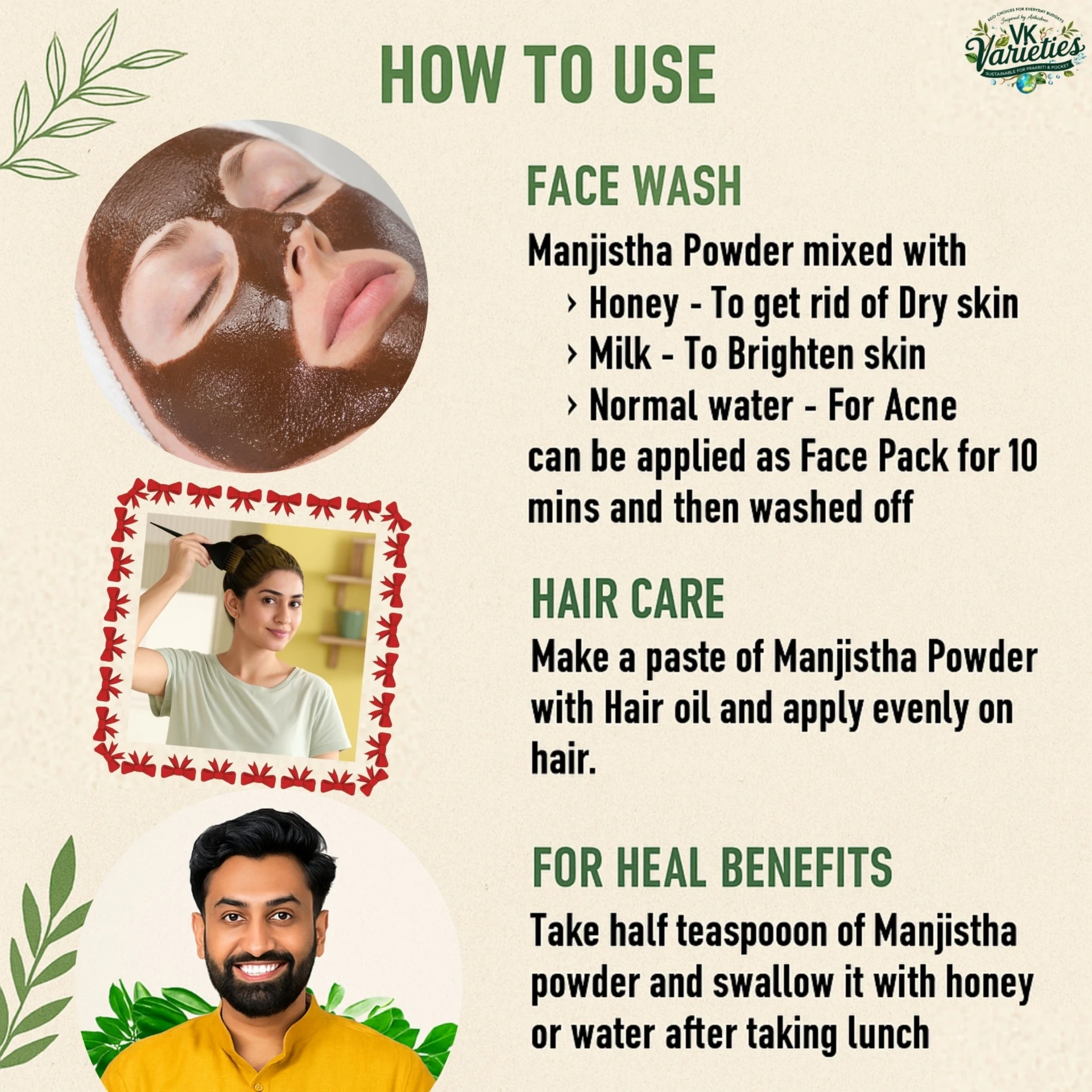 Premium Ayurvedic Manjistha Root Powder | Majith Organic, Indian Madder for Eating, Skin whitening, Face & Hair |  Skin Detox & Blood Purifier