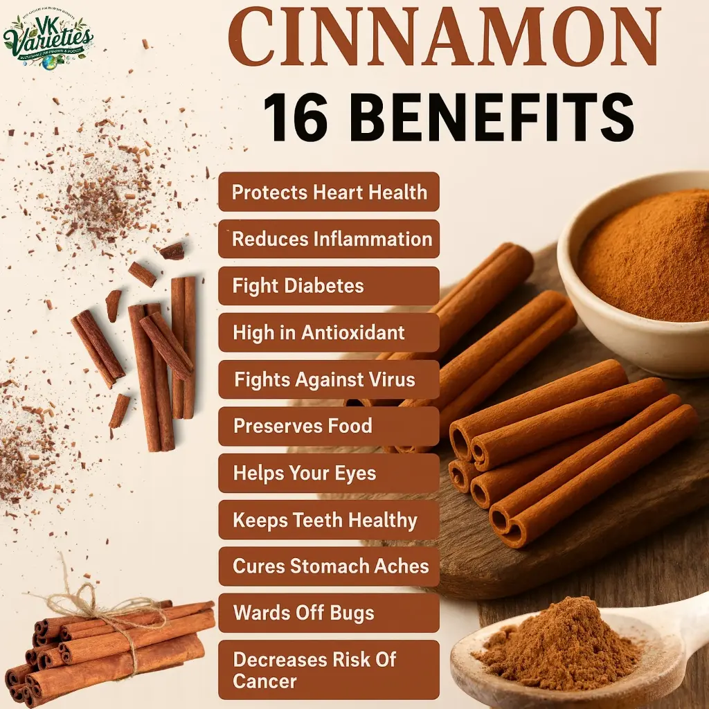 Cinnamon Powder (Dalchini Churna) |Authentic Ayurvedic Herb | Natural Wellness Superfood (60g)