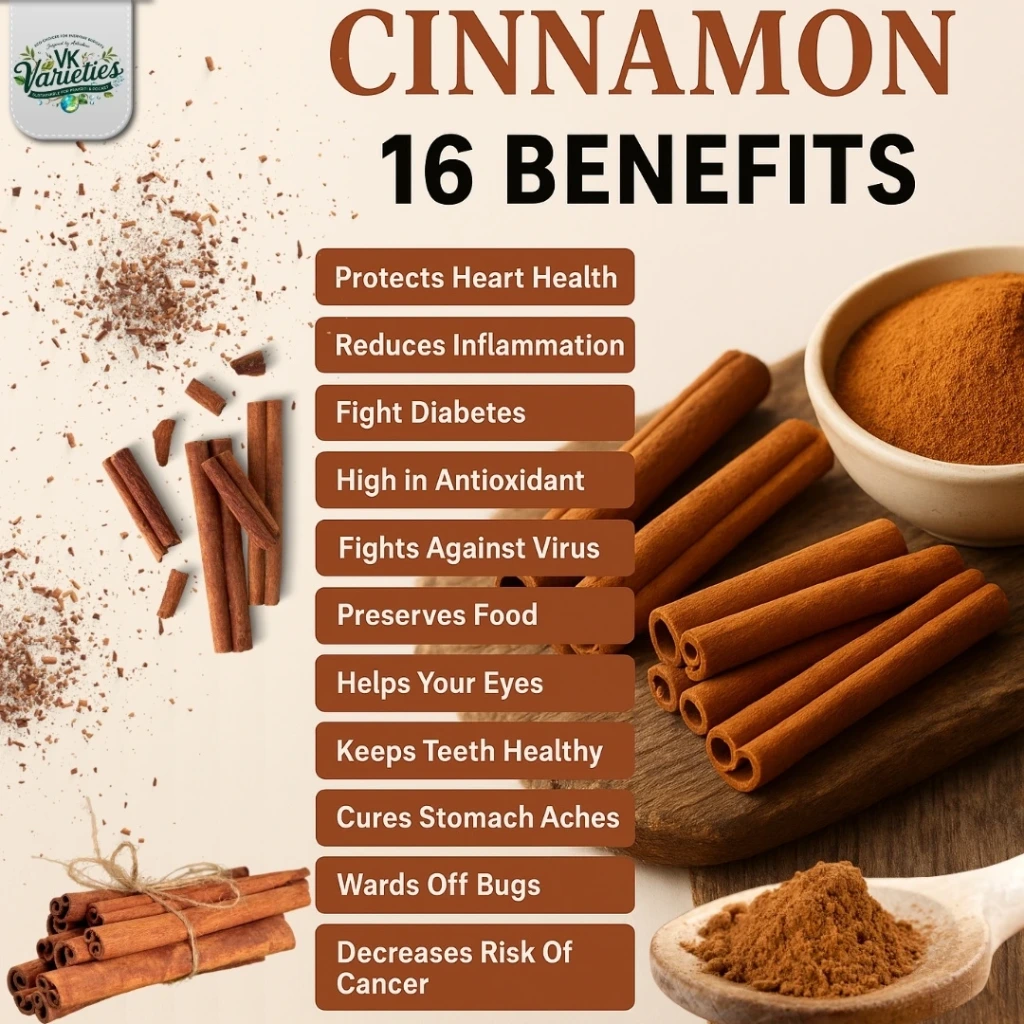 Cinnamon Powder (Dalchini Churna) |Authentic Ayurvedic Herb | Natural Wellness Superfood (60g)