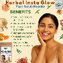 Herbal Insta Glow Face Scrub Powder | Natural Exfoliating Powder for Radiant Skin | Ayurvedic Skincare