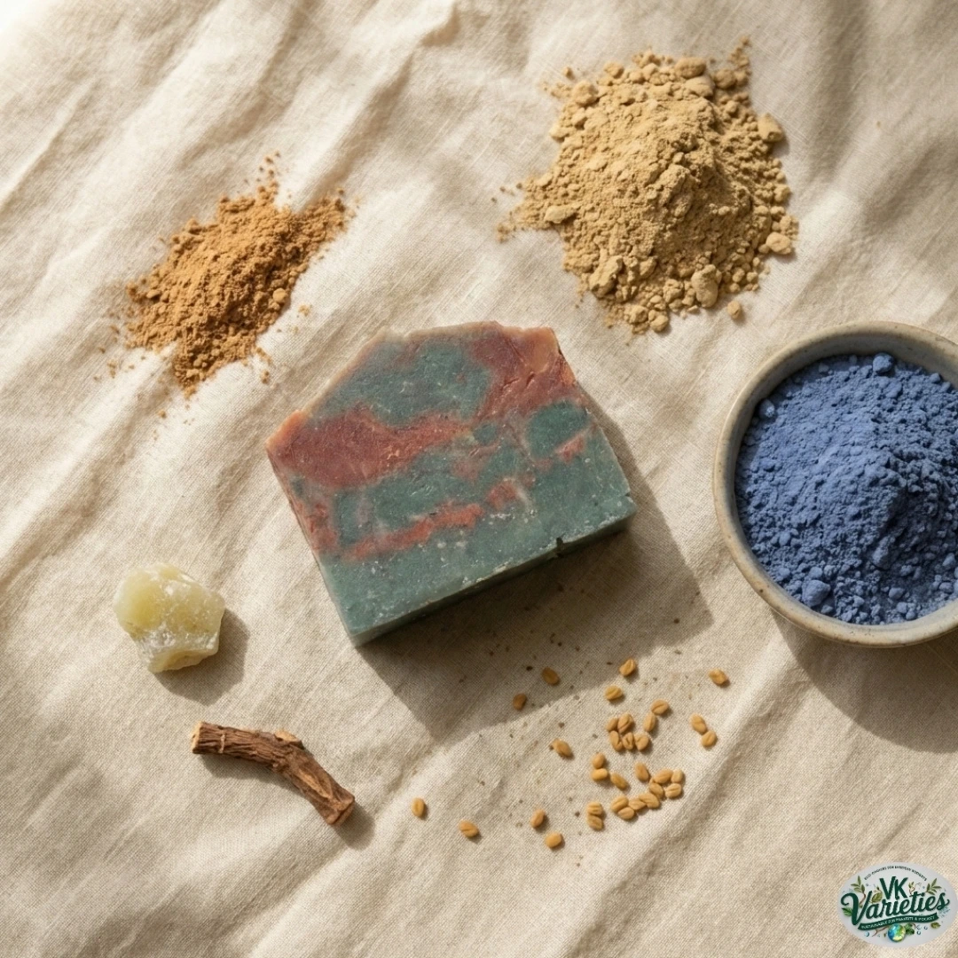 Earthy Spice Delight Soap I Cold Process Ayurvedic Detox & Exfoliating Soap I Detox, Exfoliate & Glow Naturally (1 - Trial / First-Time Use (Save Rs. 70))