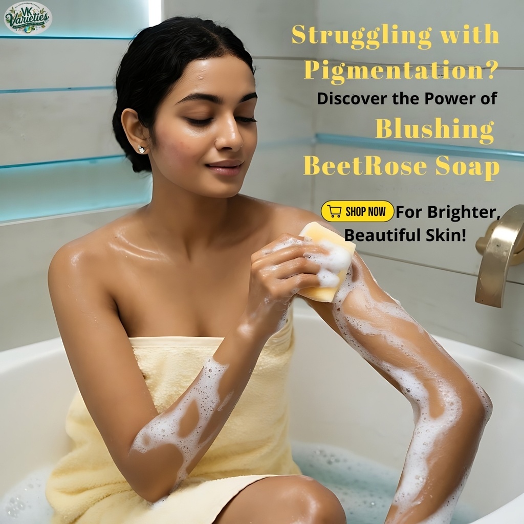 Blushing Beet & Rose Soap I Cold Process Ayurvedic Herbal Soap I Radiant Skin, Naturally (1 - Trial / First-Time Use (Save Rs. 70))