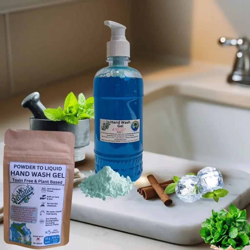 Natural Hand Wash - Powder to liquid Natural Cleaner (500 Ml)