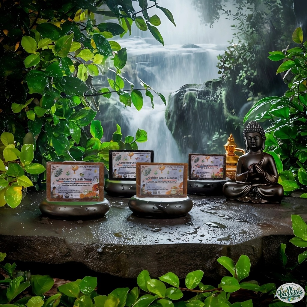 Deep Detox & Nourish Soap Combo (Value Pack of 4 Soap)