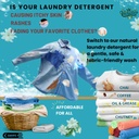 Fabric Wash - Powder to Natural Laundry Liquid Detergent - Eco Friendly