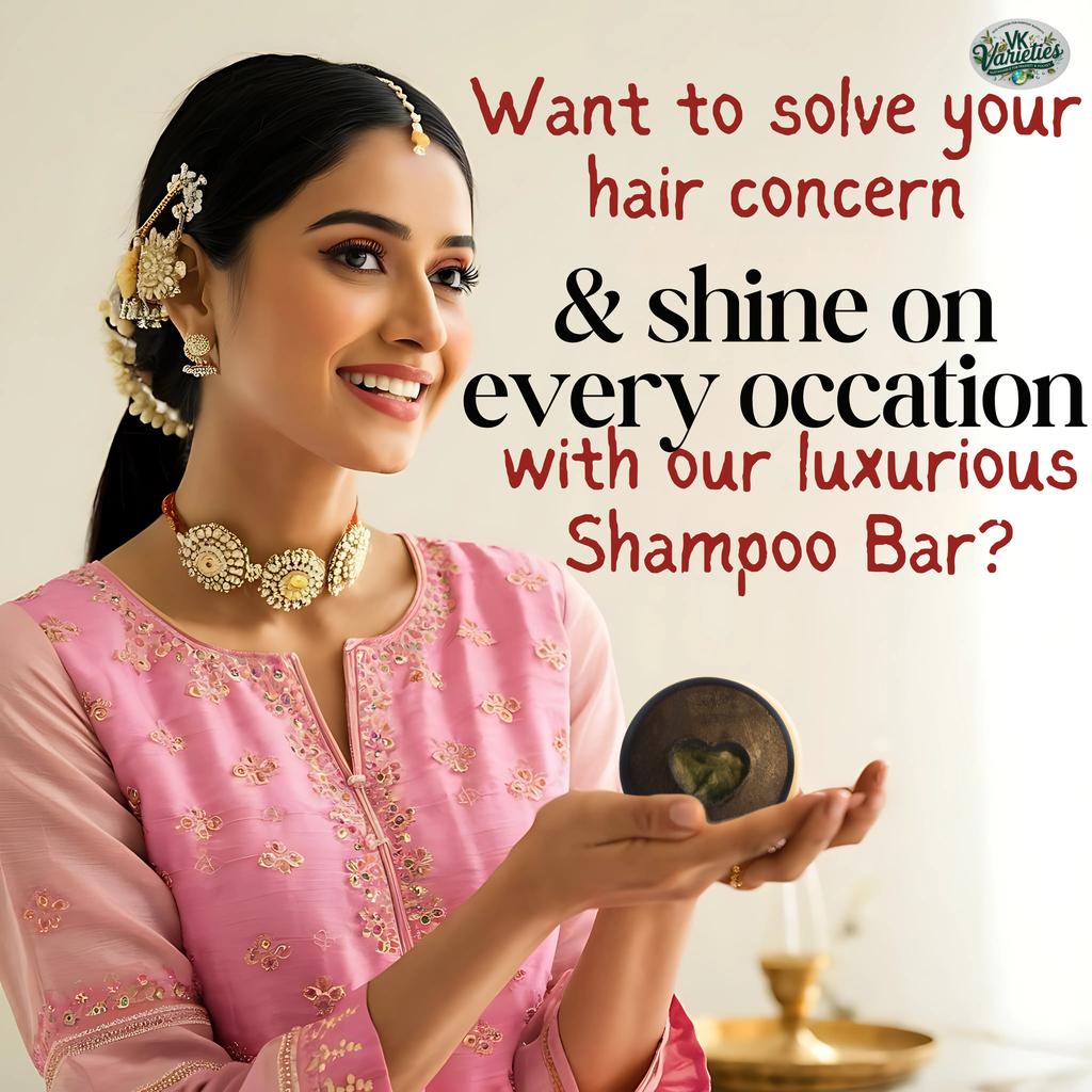 Herbal Hair Cleanser Bar - Ayurvedic Shampoo Bar -Nourish, Revitalize & Protect Naturally